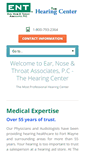 Mobile Screenshot of enthearingcenter.com