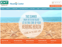 Tablet Screenshot of enthearingcenter.com